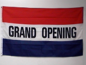 3X5 GRAND OPENING FLAG COMMERCIAL FLAGS NEW